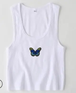 Fashion Butterfly Women's Vest Top