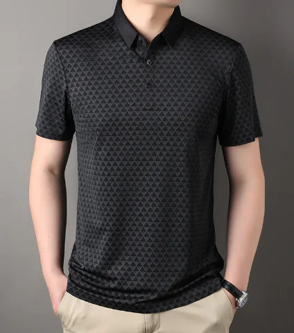 Diamond Men's Polo Shirt - Summer Business Casual (Single)