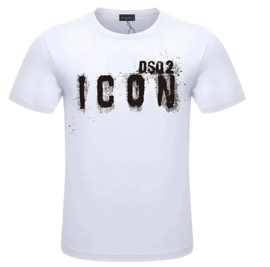 Icon Cotton Shirt with Print - Summer Loose T-Shirt