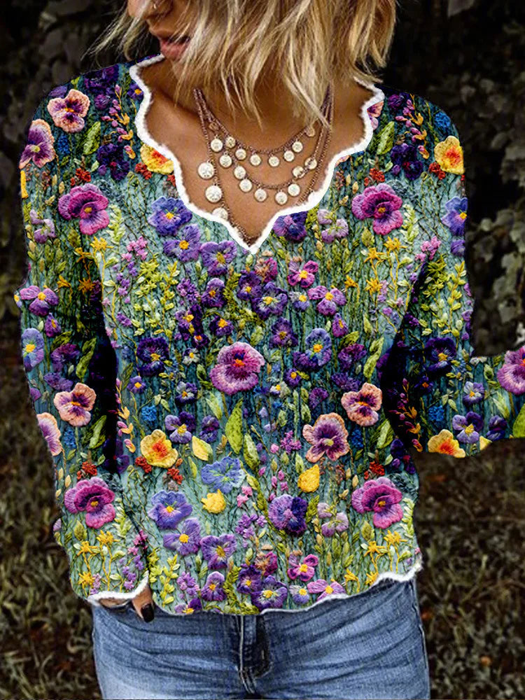 Ocean Curve Women's Blouse