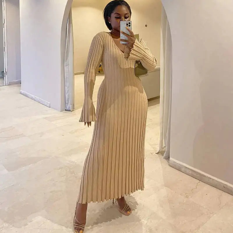 Knitted Women’s Casual Fashion Dress