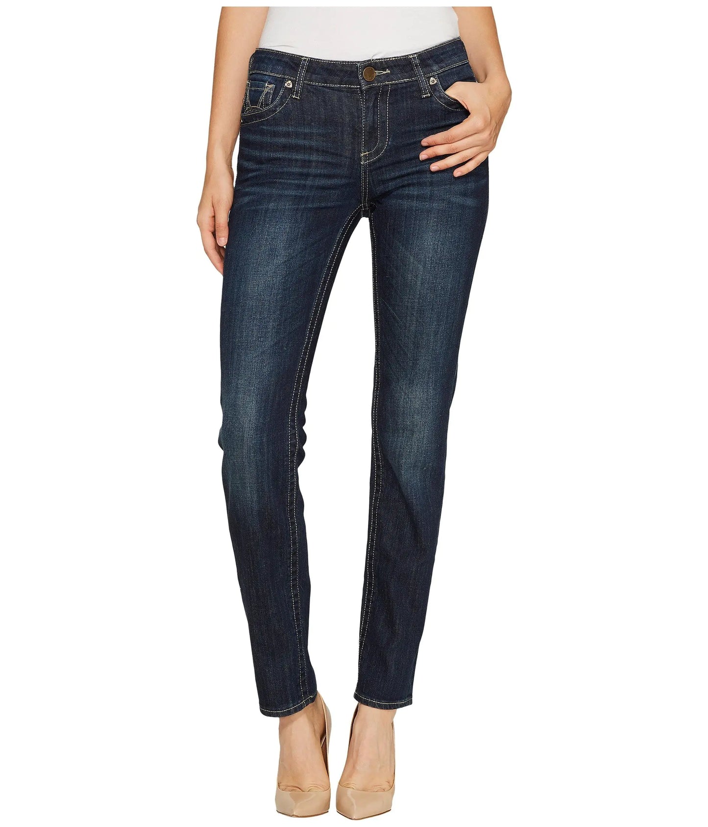 KUT from the Kloth Womens Stevie Straight Leg Jean Wise 10