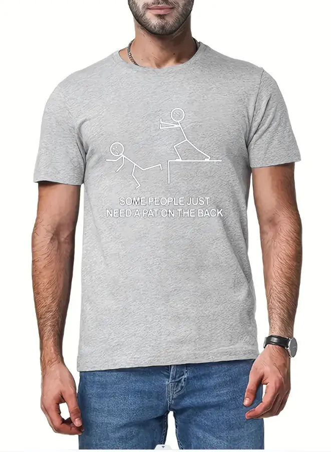 Cool Hip-hop Street Scene Cotton Men's T-shirt