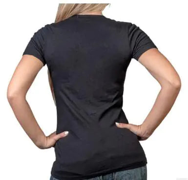 New Summer Women's Top with Skull Print and Deep V Neck