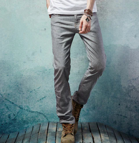 Men's Casual Summer Pants - Slim Fit Cotton Linen Trousers