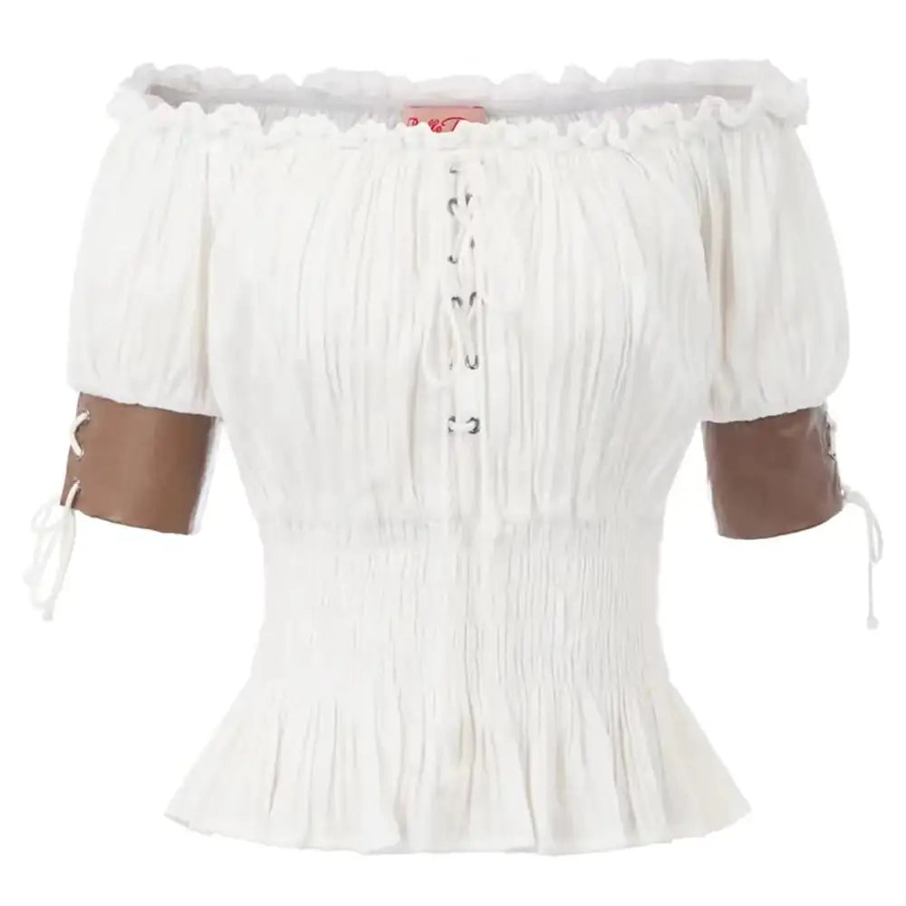 Medieval Long-Sleeved Women's Top - European & American