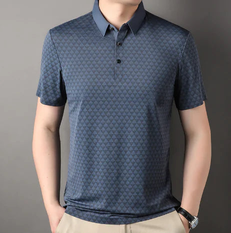 Diamond Men's Polo Shirt - Summer Business Casual (Single)