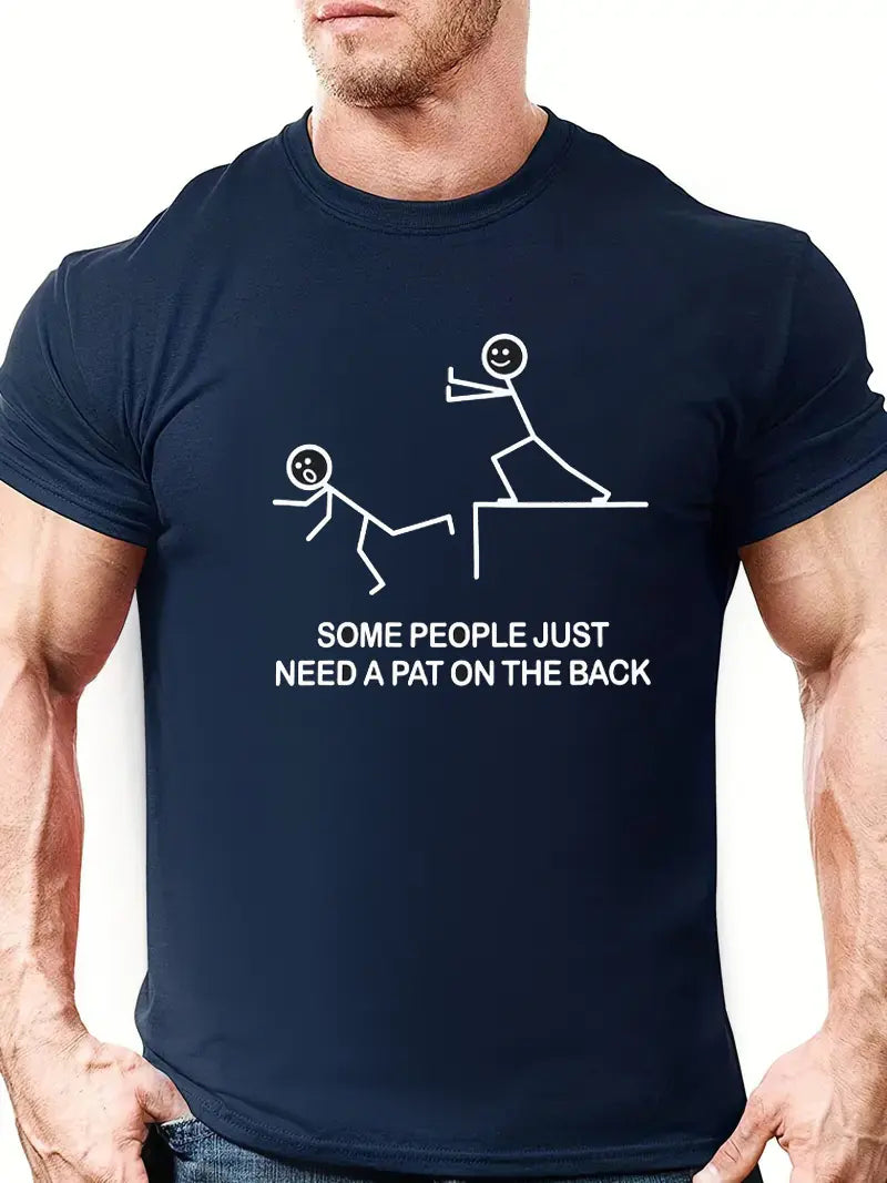 Cool Hip-hop Street Scene Cotton Men's T-shirt