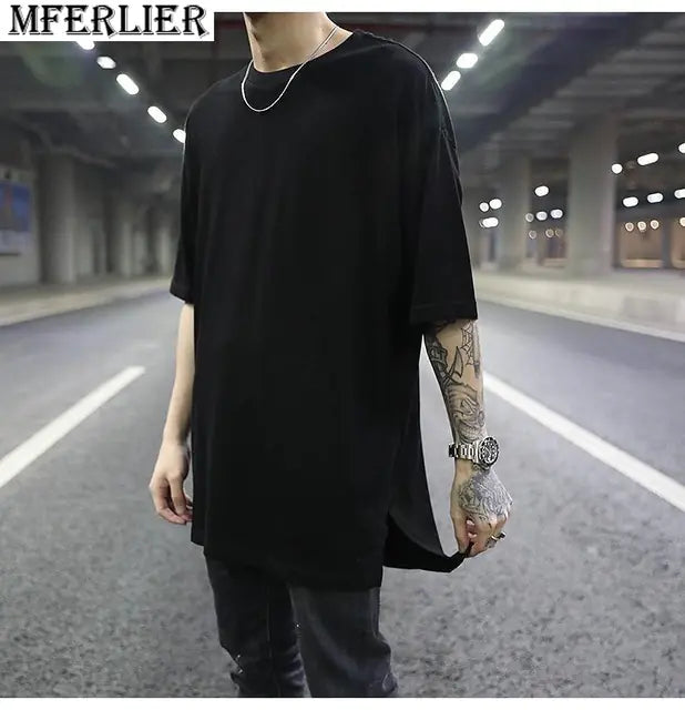 Plus Size 8XL Cotton Hip Hop T-Shirt for Men