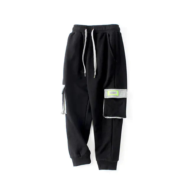 Kids' Cotton Sweatpants with Pockets for Teens