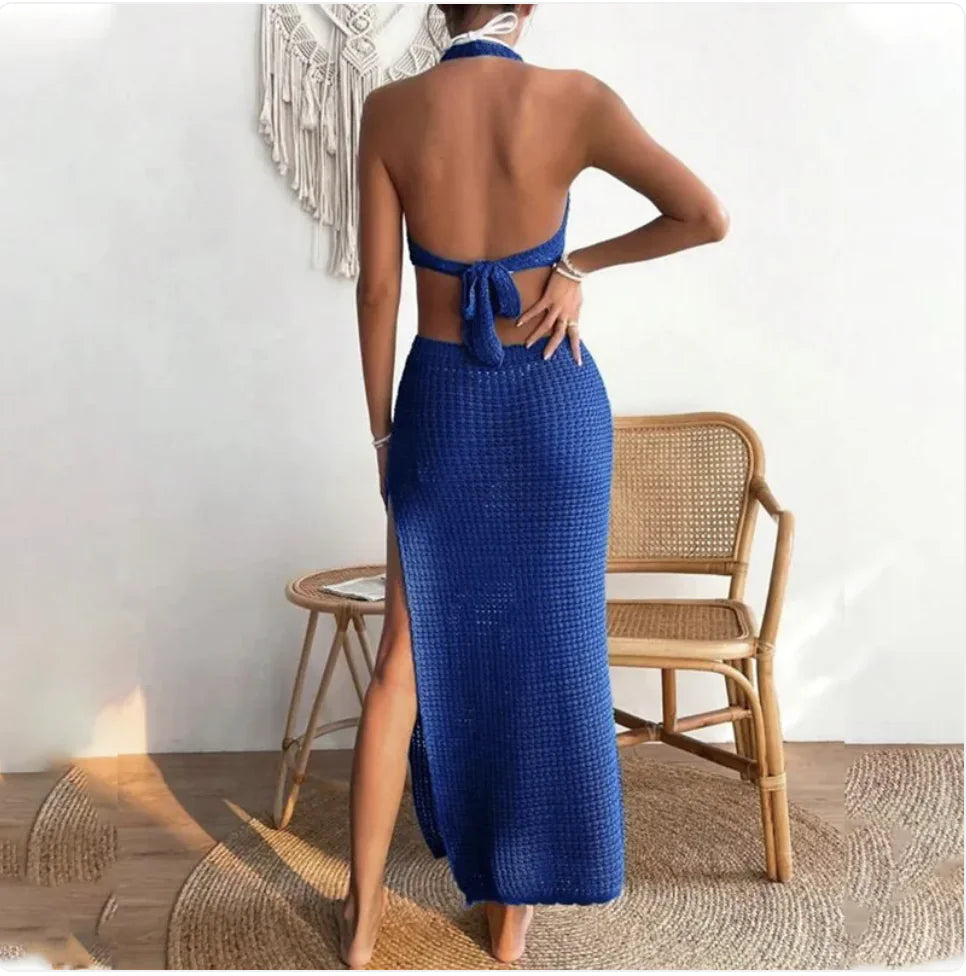Women’s Solid Color Beach Dress