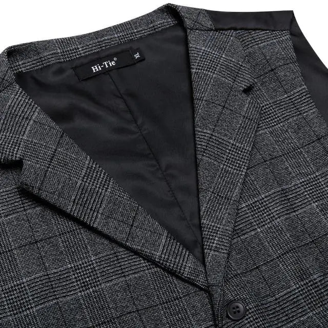 Classic Silk Business Vest for Men - Spring & Autumn