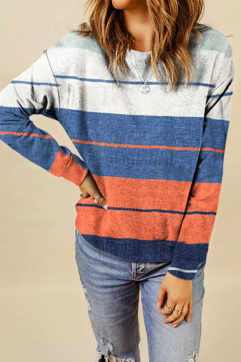Comfortable Loose Fit Women's Letter Graphic Top