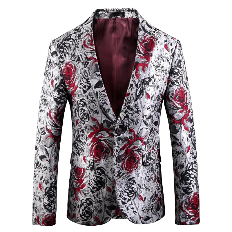 Men's Business Suit - Premium Jacquard Blazer