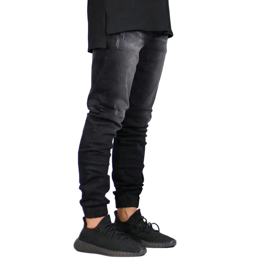 Deep Blue Men's Stretch Jogger Jeans