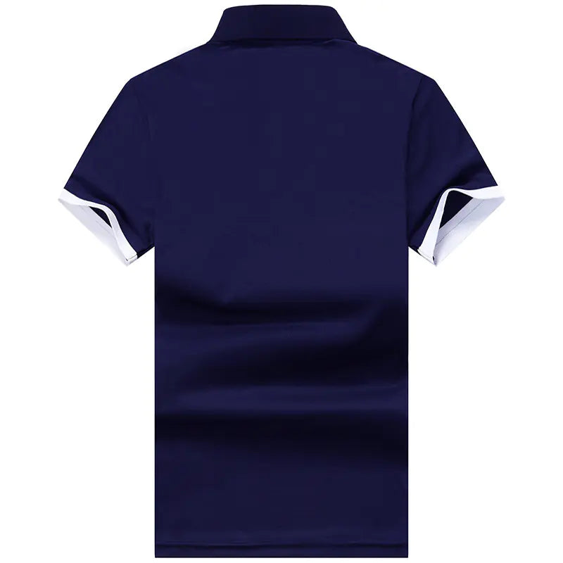 Men's Trendy Short Sleeve Lapel Casual Business Shirt