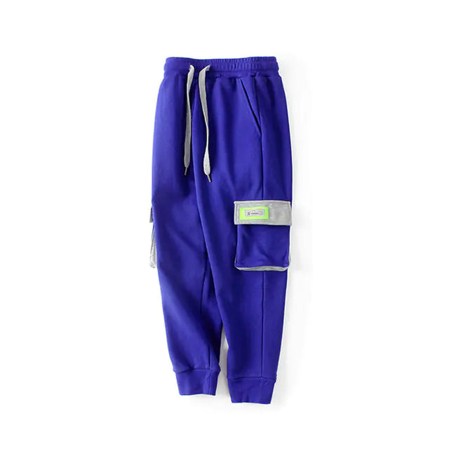 Kids' Cotton Sweatpants with Pockets for Teens