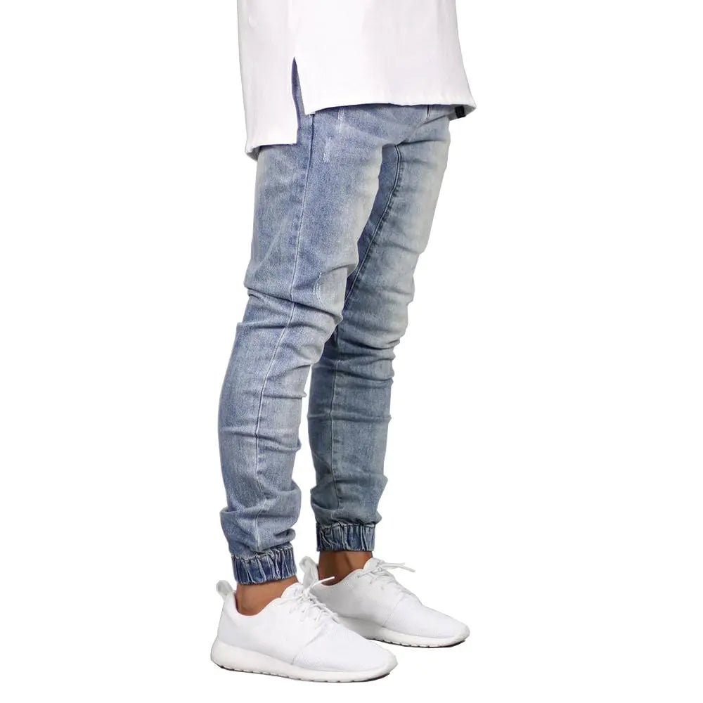Deep Blue Men's Stretch Jogger Jeans