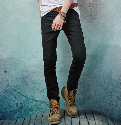 Men's Casual Summer Pants - Slim Fit Cotton Linen Trousers