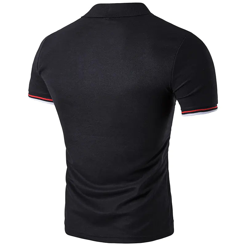 Men's Polo Shirt with Collar, Short Sleeve T-Shirt