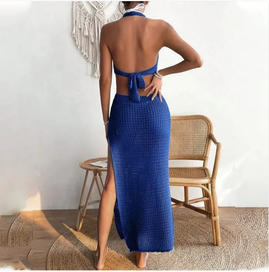 Women’s Solid Color Beach Dress