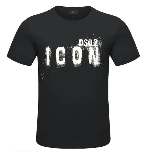 Icon Cotton Shirt with Print - Summer Loose T-Shirt