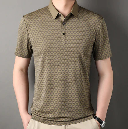 Diamond Men's Polo Shirt - Summer Business Casual (Single)