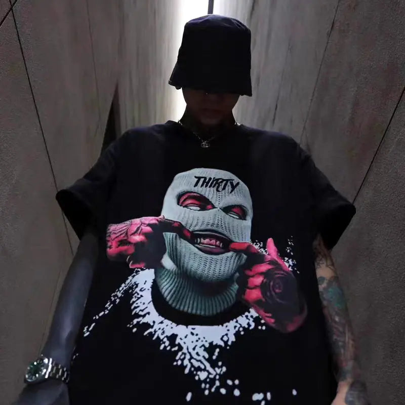 Men's Graphic T-Shirt with American Style Design