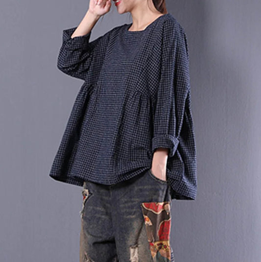 Plaid Women's Top