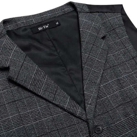Classic Silk Business Vest for Men - Spring & Autumn
