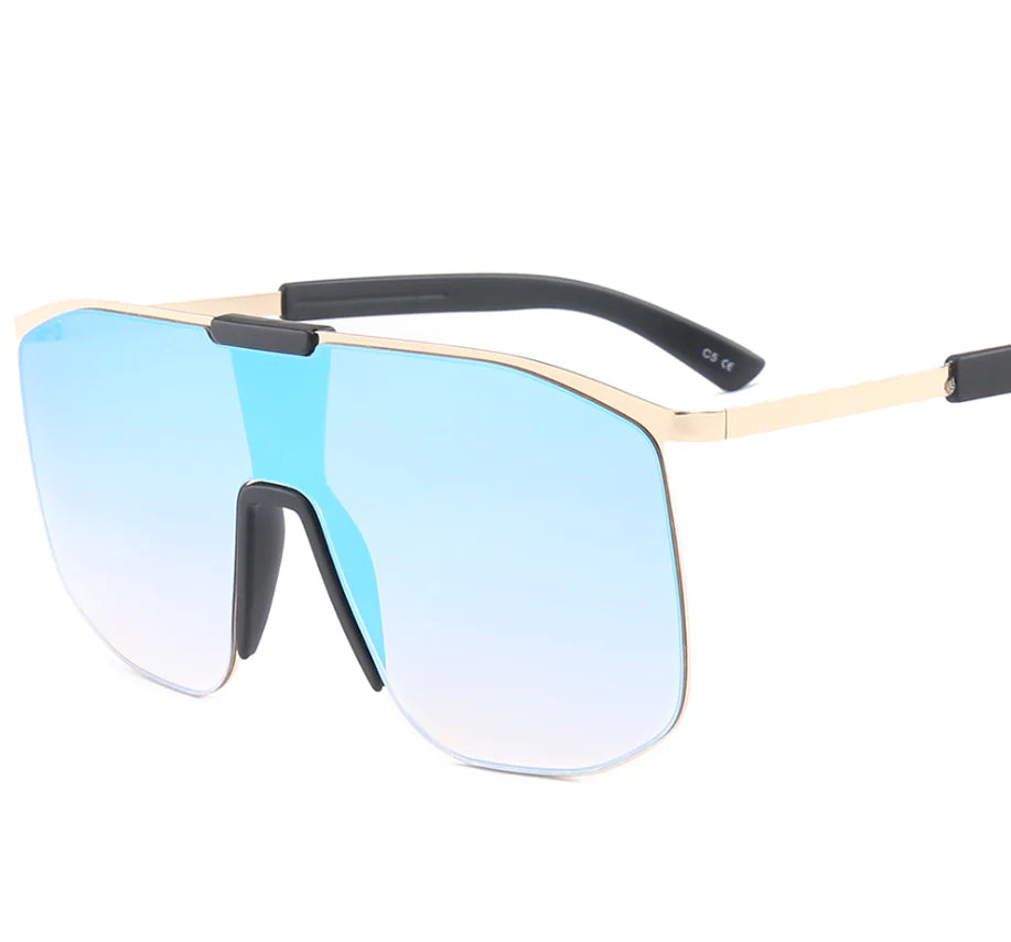 Sunglasses, One-Piece Big Frame Sunglasses