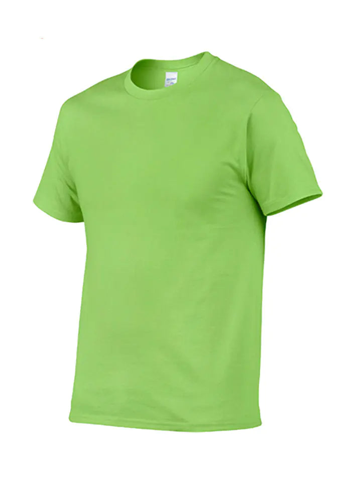 GILDAN 63000 Cotton Crew Neck Logo T-Shirt for Men