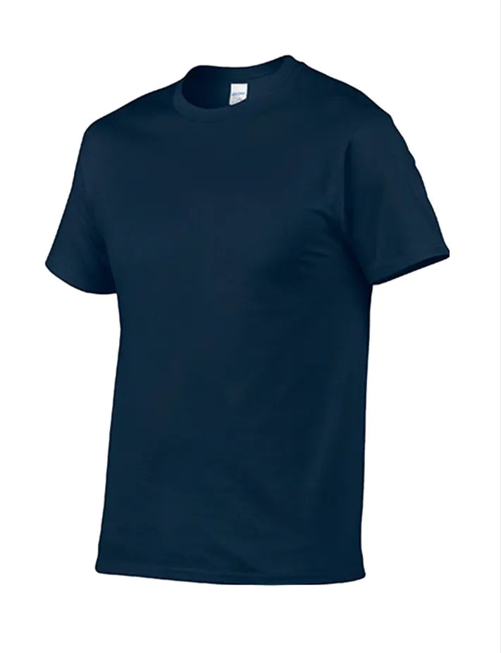 GILDAN 63000 Cotton Crew Neck Logo T-Shirt for Men