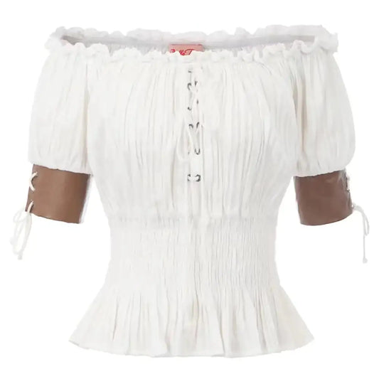 Medieval Long-Sleeved Women's Top - European & American