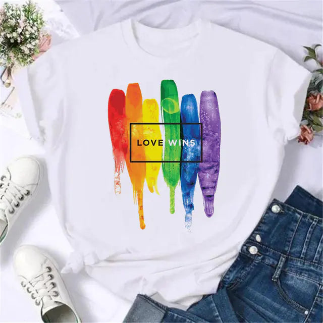 Rainbow Short Sleeve T-Shirt