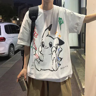 Men's Casual Loose Fit Summer T-Shirt (Couple's Style)