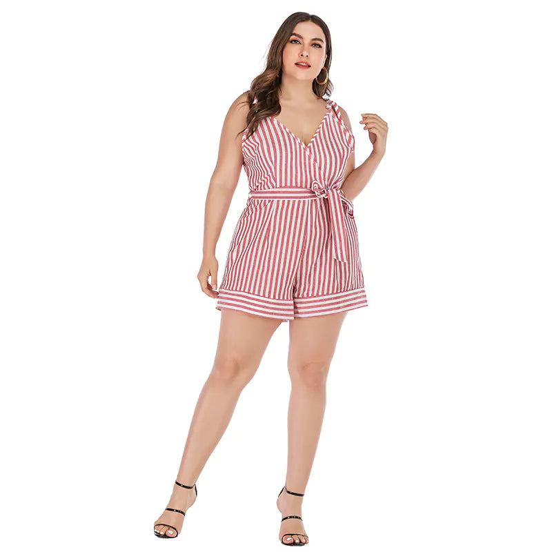 Women's Strappy Jumpsuit and Top Set