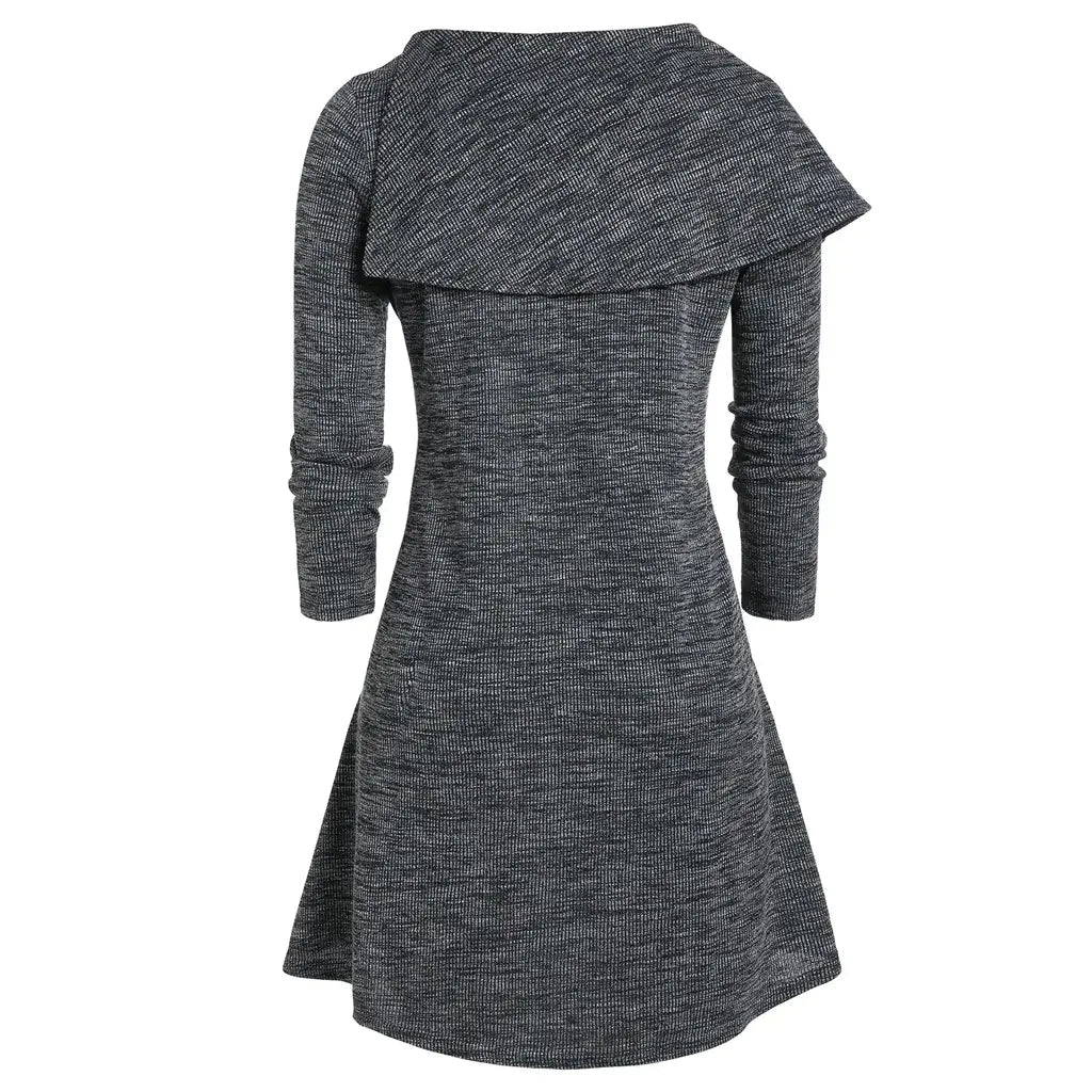 Fashionable Women's Long Sleeve Tunic Top 5XL