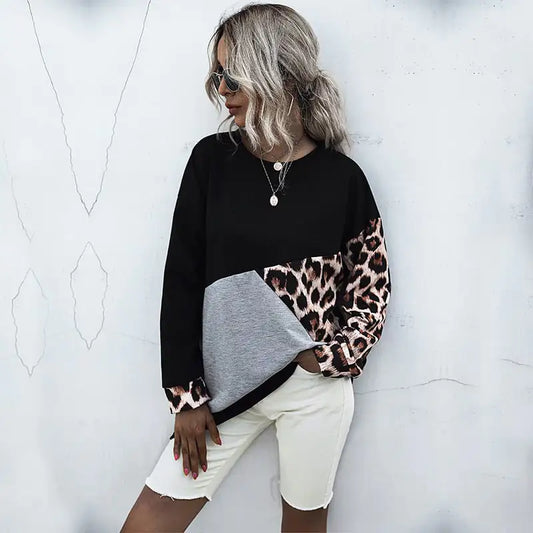 Women's Casual Sports Pullover Sweater Top