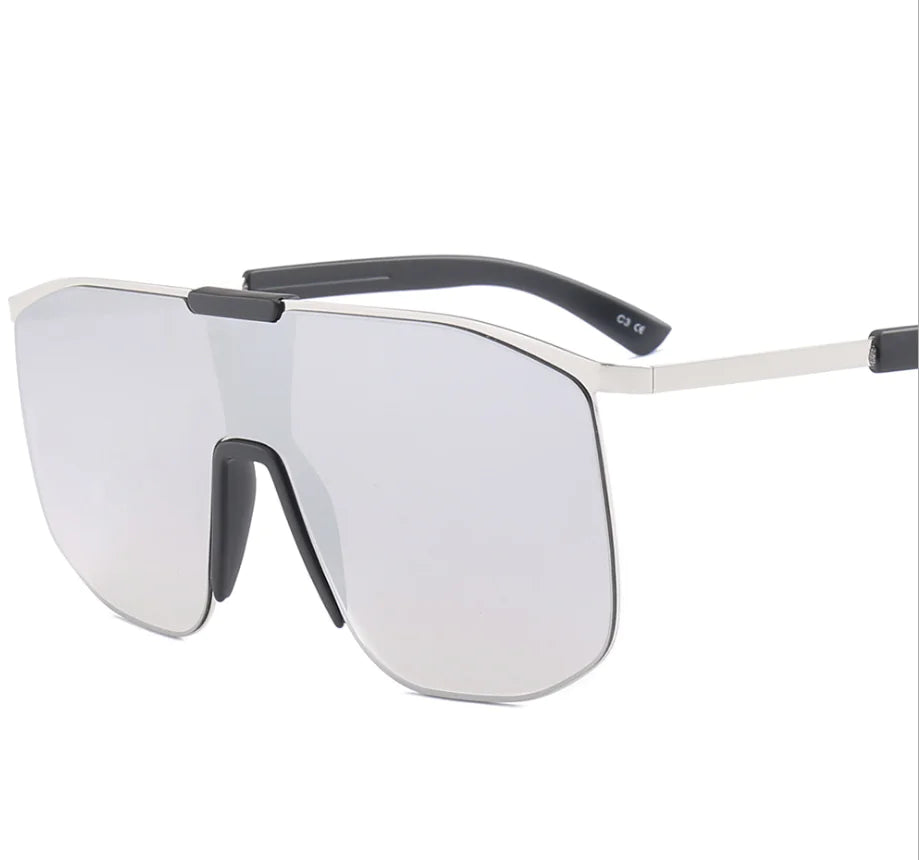 Sunglasses, One-Piece Big Frame Sunglasses