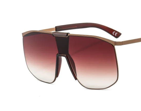 Sunglasses, One-Piece Big Frame Sunglasses
