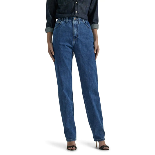 Lee Womens Missy Relaxed-Fit Side Elastic Tapered-Leg Jean Pepper Stone 8 Short