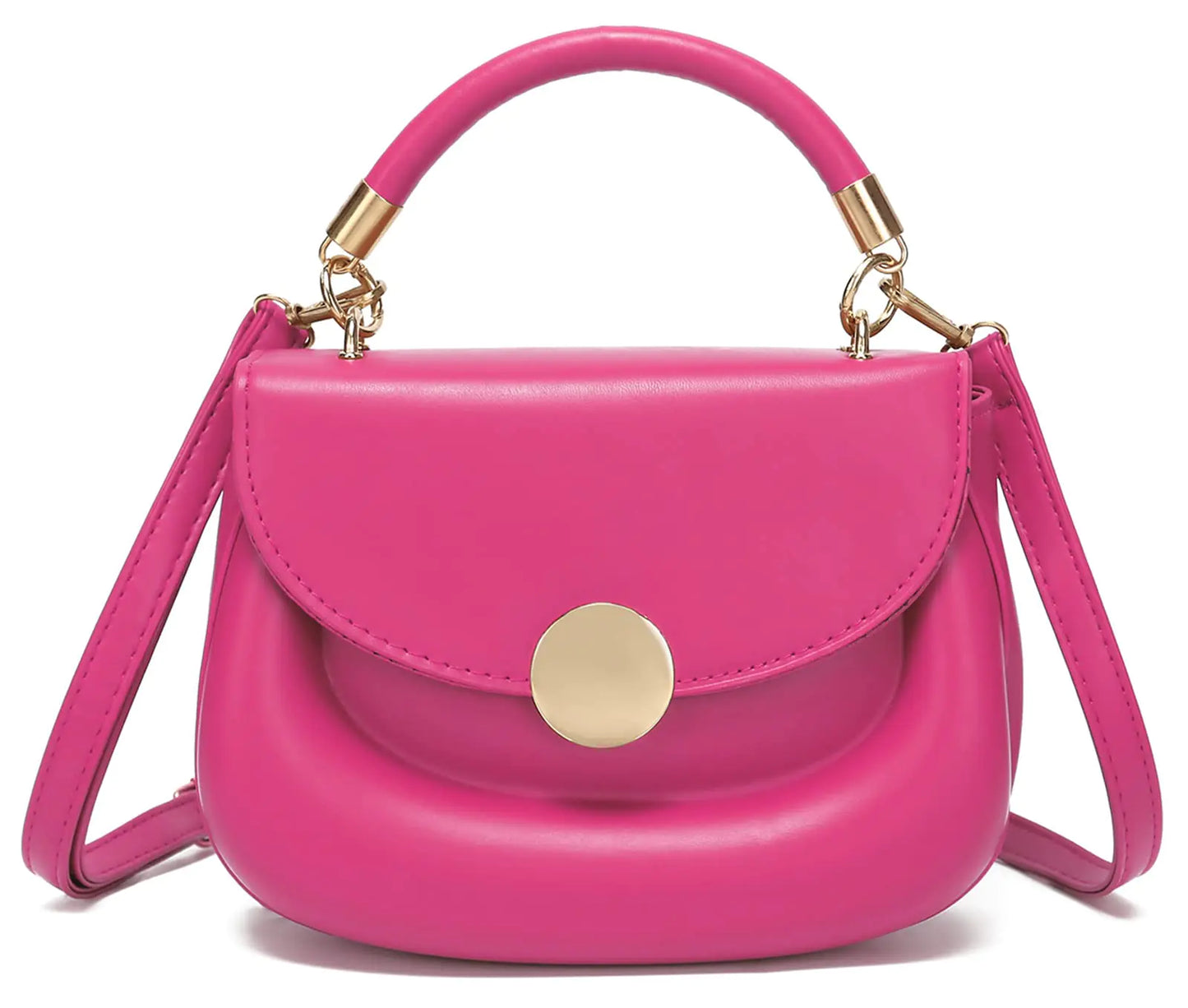 SHUIANGRAN Fashion Cross-body bags for women Womens Purses Minimalist Purses Ladies BagSingle-shoulder Crossbody Handbag (2# hot pink)