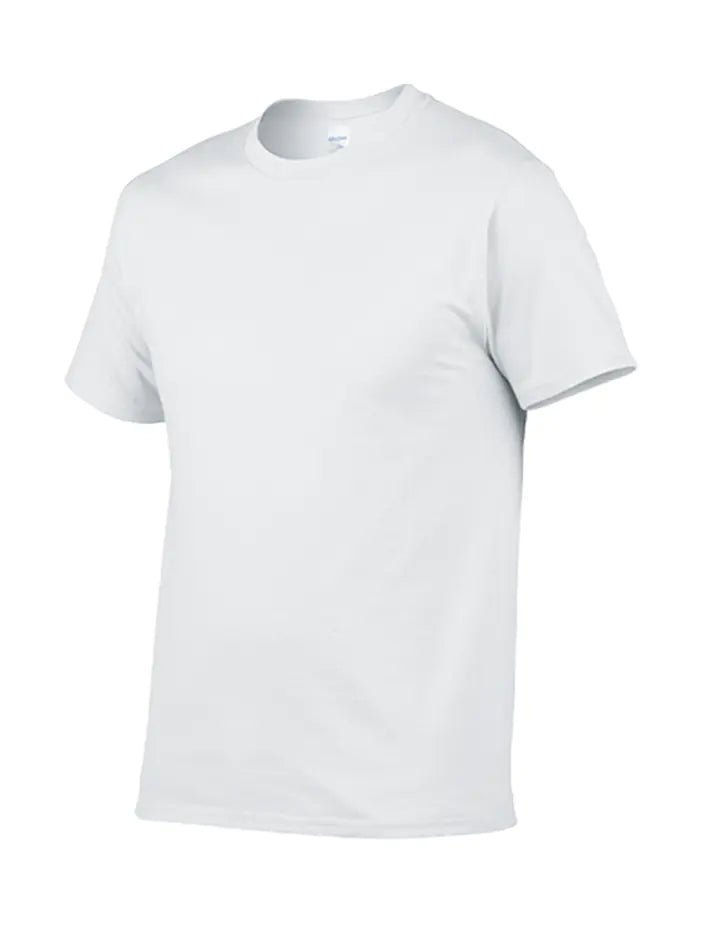 GILDAN 63000 Cotton Crew Neck Logo T-Shirt for Men