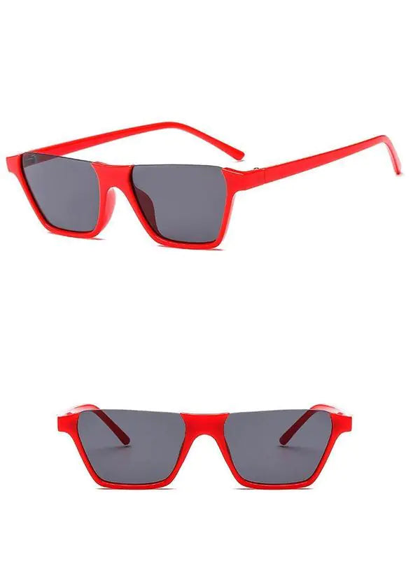 Cat Eye Sunglasses - Stylish Half Frame Sunglasses