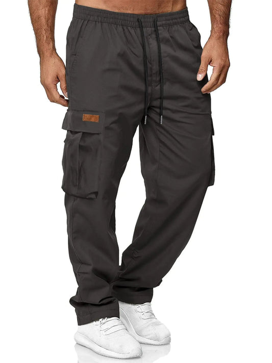 HOTake Mens Casual Sweatpants Cargo Joggers Pants Casual Sweatpants with Pockets Mens Athletic Pants Small Dark Grey