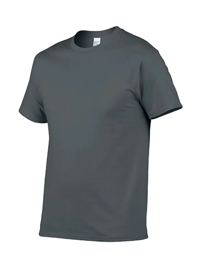 GILDAN 63000 Cotton Crew Neck Logo T-Shirt for Men